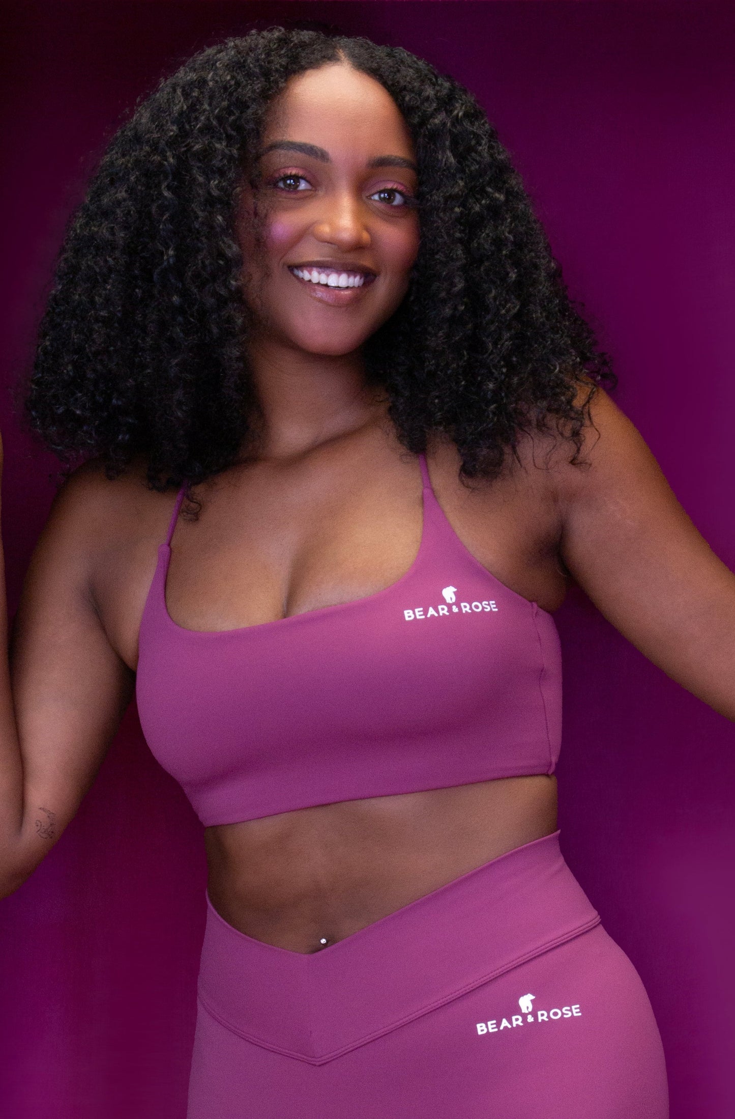 Plum Crossback Set